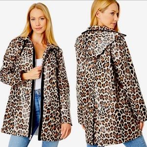 Kate Spade Leopard/Cheetah Rain Coat